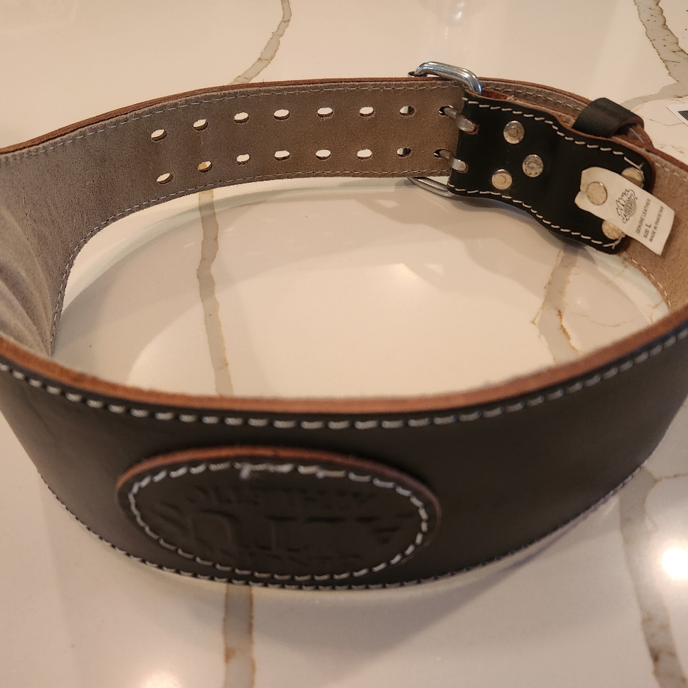 Atlas leather weight belt